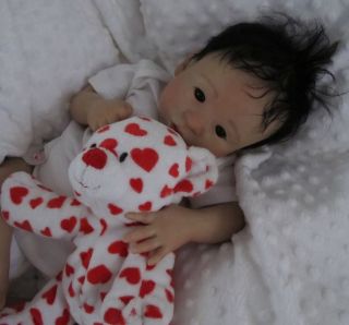♥ Doves Nursery ♥ Reborn Real Life Ethnic Asian Baby ♥ Rebecca B Mann Sculpt
