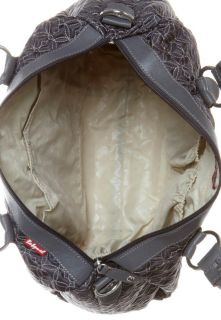 New Storksak Baby Mel Ella Quilted Pewter Gray Designer Chic Shoulder Diaper Bag