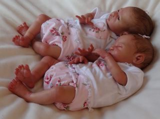 Precious Little Babies Prototype Reborn Baby Girl Twin Harmony Laura Lee Eagles