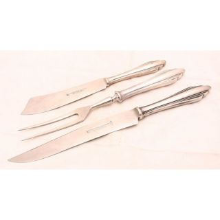 Antique Silver Art Deco Solingen Knife Fork Flatware SE