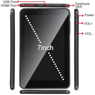 New 7" Ultra Thin Dual Core HD 8GB 1 6GHz Bluetooth Nextbook Tablet Mid PC Mic
