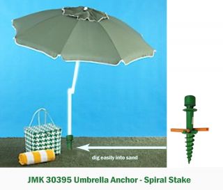 Umbrella Anchor Spiral Stake Beach Sand Stand Holder