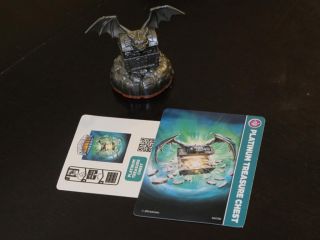 New Skylanders Battlegrounds Platinum Treasure Chest Game Figure Card Code