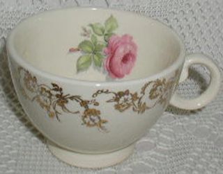 TST Taylor Smith Taylor 1958 Pink Rose Tea Coffee Cup