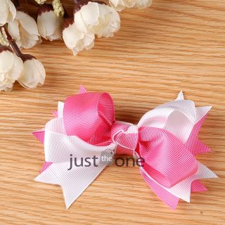 Cute Baby Girls Kids Princess Style Headwear Decor Bow Flower Hair Clip Hairpin