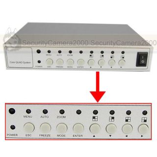 2CH Video Processor Dual Split Display High Resolution Support Pip CCTV Security