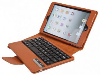 Bluetooth Keyboard Leather Case Cover Detachable Wireless for iPad Mini 4 Colors