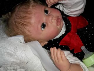 Adorable Amelie from Cradle Kit Linda Murray Reborn Baby Girl