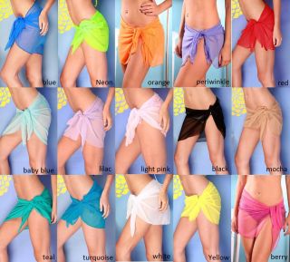 2013 New Bikini Monokini Cover Up Sarong Wrap Scarf Sheer Pareo Beach Summer Hot