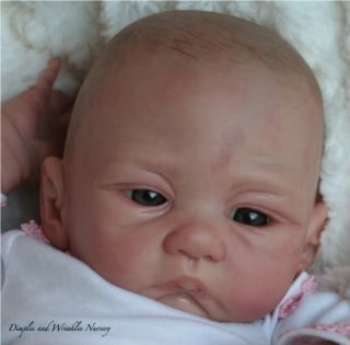 Reborn Baby Girl Newborn Lifelike Doll Art Dimples and Wrinkles Nursery
