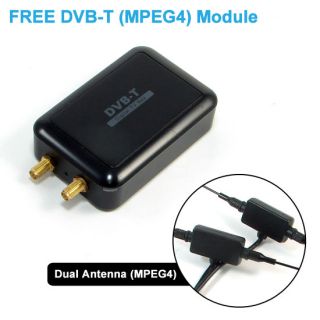 6 2" Double 2Din Car GPS DVD Player Radio Stereo DVB T TV MPEG4 Dual Antenna USB