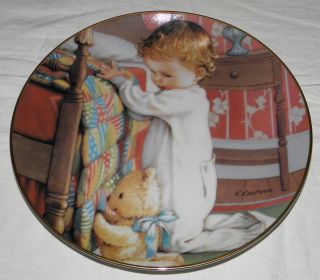 "Young Innocence" 8 Collector Plates Danbury Mint Kathy Lawrence Retail $440