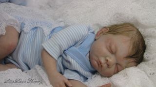 Little Pebble Nursery Reborn Preemie Rosebud Kit by C Musgrove Sweet Baby Boy