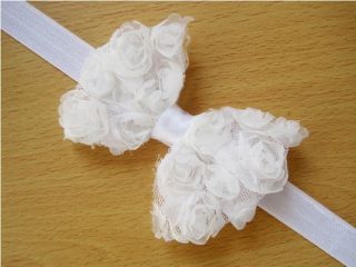 10pcs Kids Girl Baby Toddler Lace Flower Bowknot Headband Hair Band Accessories