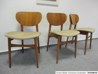 Danish Modern 60's Teak Dining Chairs Wegner Mogensen Era