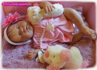 Little Cutie Baby Girl Reborn Lifelike Baby Doll Little Sleeping Baby Girl