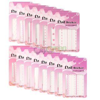 New 2D Lace Style Design Professional Nail Decoration Nail Art Sticker