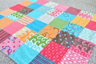 Modern Workshop Baby Patchwork Blanket Quilt Fabric