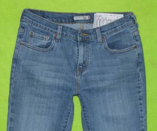 Levi's 515 Bootcut Sz 6 Womens Blue Jeans Denim Pants Stretch FR79