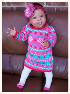 Daff's Darlings Stunning Ethnic Reborn Toddler Baby Girl Doll