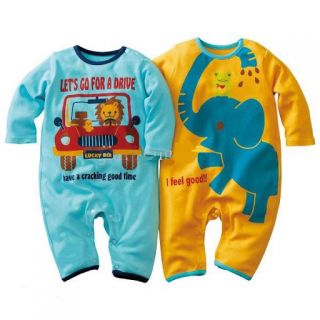 Funky Cute Baby Boy Sleepsuits Fancy Dress Bodysuit Outfit Clothes 3 6 6 9 9 12M