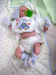 Adorable Preemie Reborn Baby Doll Boy Fern Sculpt New Release by Morgan Perez
