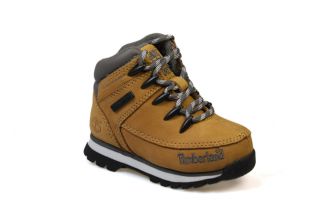 Timberland Euro Sprint Toddler Kids Wheat Brown Ankle Boots