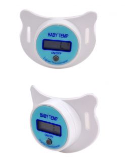 LCD Digital Baby Infant Kid Nipple Thermometer Soother Temp Mouth Health Safe