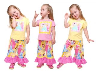 BonEful Fabric Cotton Quilt Disney Princess Girl Dress Birthday Decor Pink Scrap