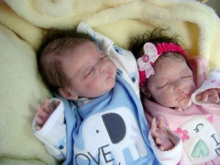 Reborn Baby Art Doll Preemie Boy Twin Bean by Laura Lee Eagles 119 400