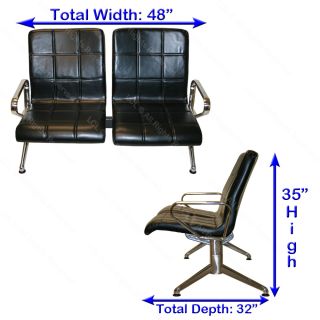 Waiting Room Reception Bench Chair Business Office Beauty Barber Salon Equipment
