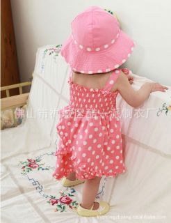 3pcs Kid Infant Baby Girl Dress Pants Hat Set Outfit Costume Clothes 0 36M New