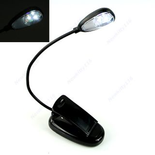 New USB Flexible 3 LED Clip on Light Lamp Bulb for Home PC Computer Hot Black