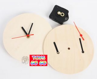DIY Paint Your Own Wooden Clock Kid Party Favor Supply Decorations Gift CKC072