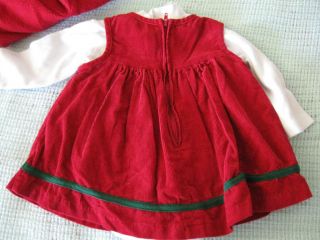 6 Baby Girl Clothes 6 9 Months Fleece Foodie PJ Holiday Dress Christmas G17