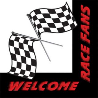 Checkered Flag Luncheon Napkins Race Car Themed Birthday Party Supplies