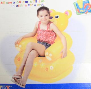 Intex Children Inflatable Bear Arm Chair Swim Toy Swim Float Swim Aid