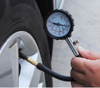 Auto Motor Car Truck Bike Tyre Tire Air Pressure Gauge Dial Meter Vehicle Tester