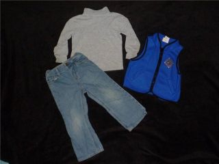 Baby Boys Fall Winter Clothes Outfit Lot Size 3T Great Brands