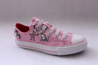 Converse Kids Dr Seuss Girls Cindi Lou Pink Canvas Shoe Tennis Sneaker Size 11
