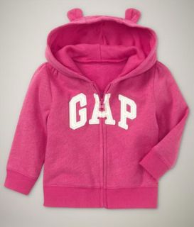 New Baby Gap Authentic Girls Boys Arch Logo Bear Ears Hoodie Jacket 3 18 Month