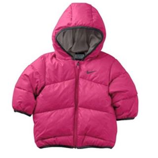 New Nike Baby Warm Winter Padded Jacket Infants Unisex Puffer Hooded Blue Pink