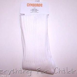 Boys Gymboree Socks White Solid Basic Ribbed 2T 3T 3 4 5 7 8 Up 10