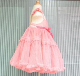Girls Kids Baby Clothes Party Princess Fluffy Tutu Ruffled Tulle Top Dress S2 8Y