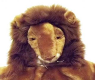 Lion Animal Halloween Costume 3 T Plush Hooded Jacket Coat