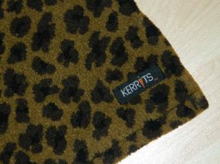 Womens Kerrits Leopard Print Full Zip Fleece Riding Jacket Sz Small