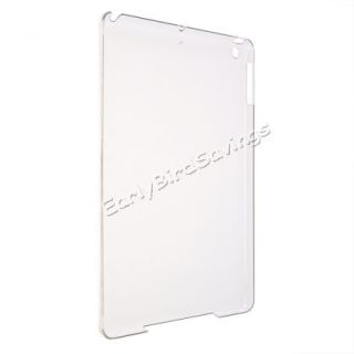 Stylish Solid Color Hard PC Crystal Case Cover for Apple iPad Air Translucent