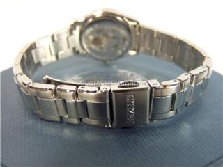 New Citizen Eco Drive Women's EW1821 55Y Regent Stainless Steel Diamond Watch