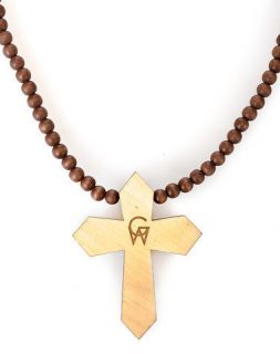 Good Wood NYC The Life Cross Necklace