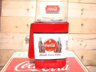 Vintage Coca Cola Gumball Candy Machine Coke Soda Sign Cup Dispenser Old Antique